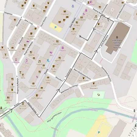 Lägenhet Dk Apartament Stare Miasto